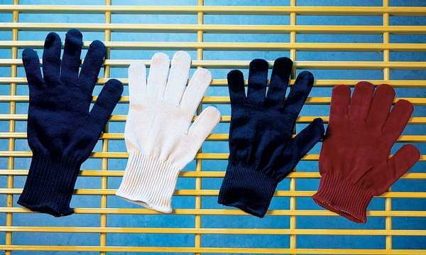 Utility Glove Liner, Blue, Synthetic, PK12