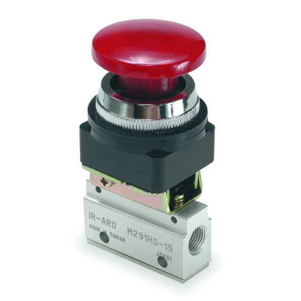Manual Air Control Valve, 3-Way, 1/8in NPT
