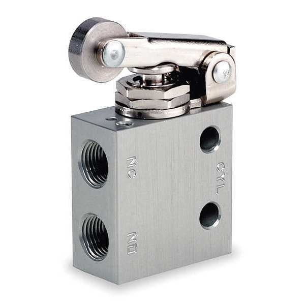 Manual Air Control Valve, 3-Way, 1/8in NPT