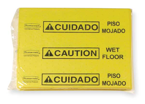 Absorbent Pad, Absorbs 2.34 gal. Universal, , Yellow