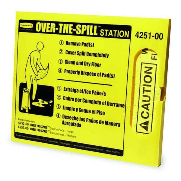 Absorbent Pad, Absorbs 2.34 gal. Universal, , Yellow