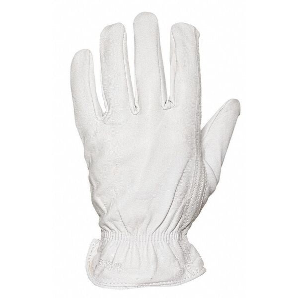 Leather Gloves, Off White, Mens XL, PR
