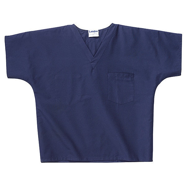 Scrub Shirt, XL, Navy, Unisex