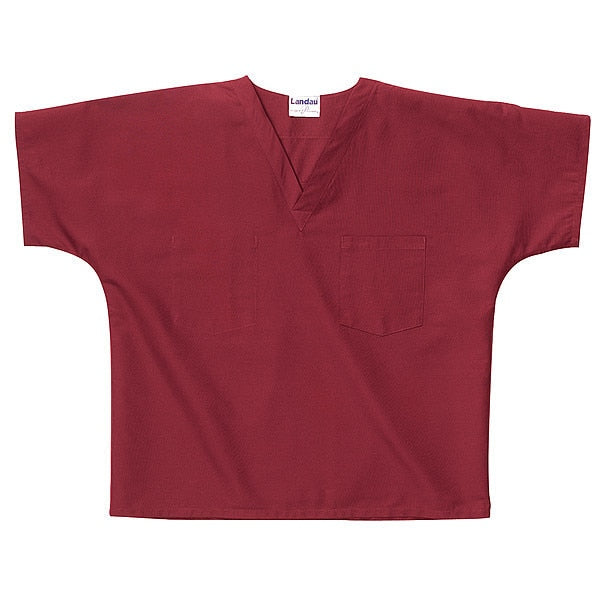 Scrub Shirt, XL, Wine, Unisex
