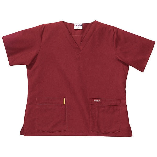 Scrub Shirt, Blue, Womens, L