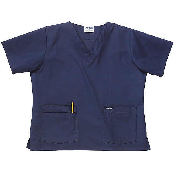Scrub Shirt, Blue, Womens, L