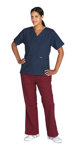 Scrub Shirt, Blue, Womens, L