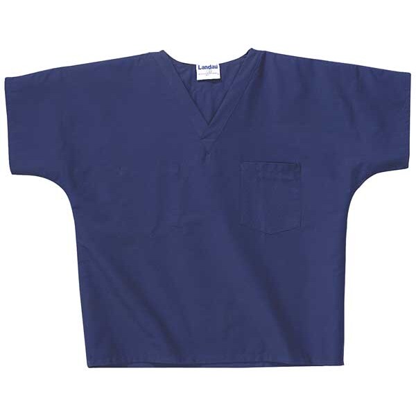 Scrub Shirt, S, Navy, Unisex