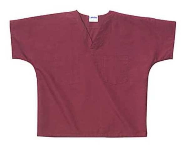 Scrub Shirt, L, Wine, Unisex