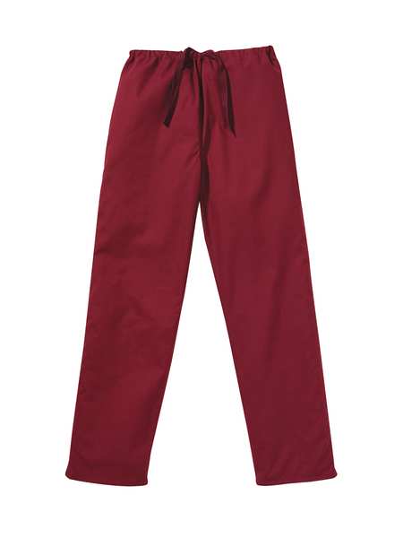 Scrub Pants, 2XL, Wine, Unisex