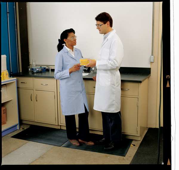 Lab Coat, M, White, 38-1/4 In. L