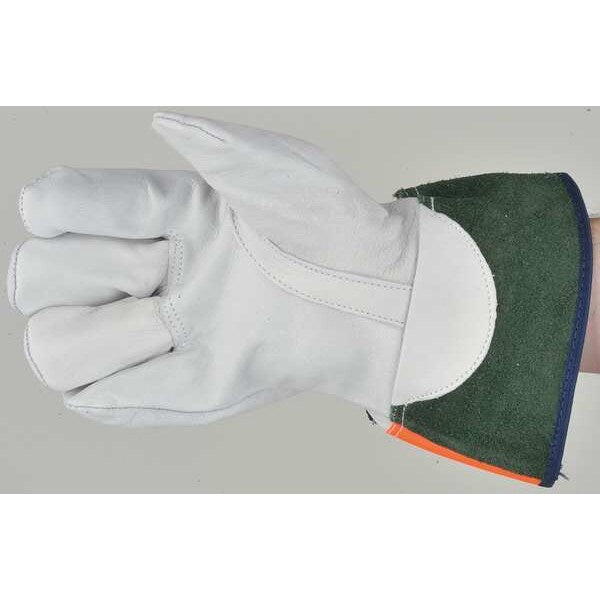 Elec. Glove Protector, 10, Wht/Org/Grn, PR