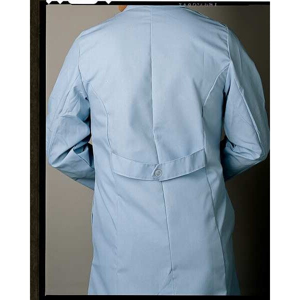 Collared Lab Coat, M, White, 39 In. L