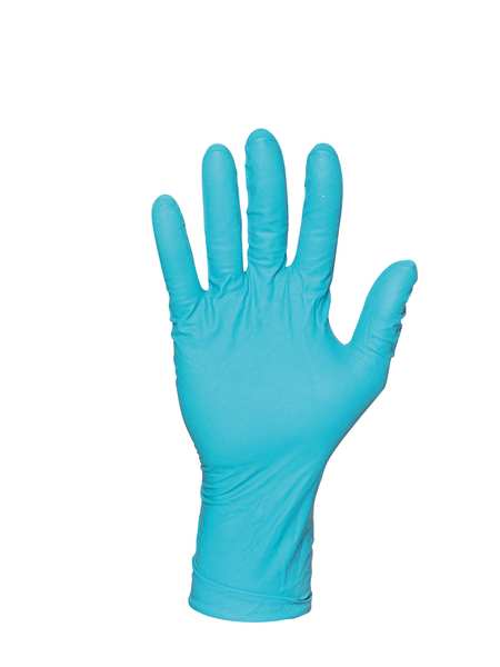 Fully Textured Exam Gloves, Nitrile, Powder Free, Green, XL, 50 PK