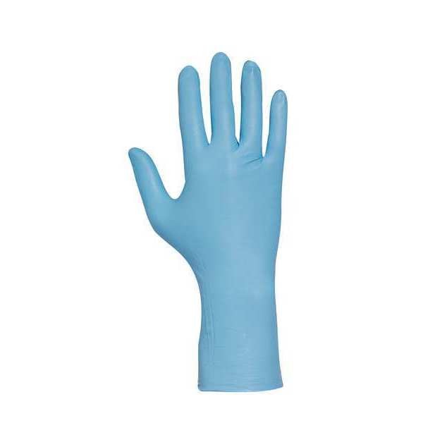 Exam Gloves, Nitrile, Powder Free, Blue, M, 50 PK