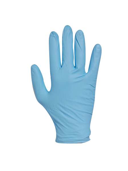 Exam Gloves, Nitrile, Powder Free, Blue, S, 50 PK