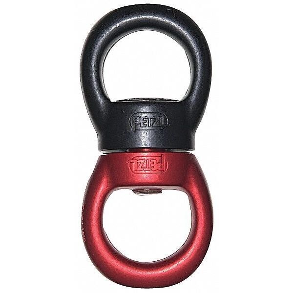 Rope Swivel, Aluminum, 8100 lb., Black/Red