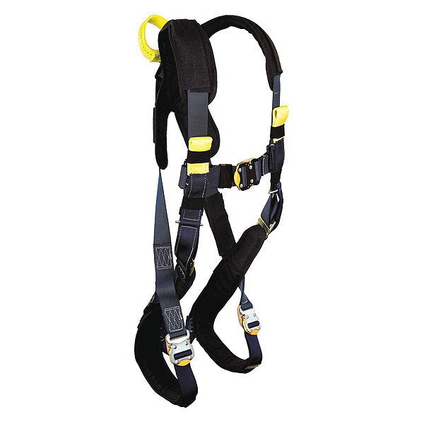 Arc Flash Rescue Full Body Harness, Vest Style, M, Nylon