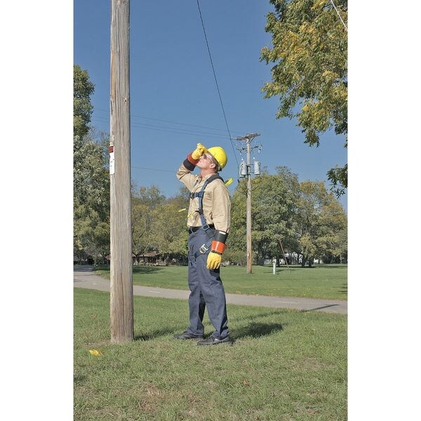 Arc Flash Rescue Full Body Harness, Vest Style, M, Nylon