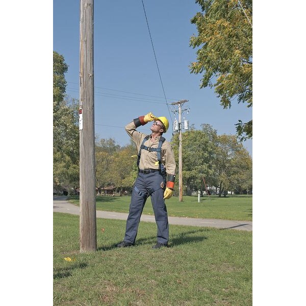 Arc Flash Rescue Full Body Harness, Vest Style, M, Nylon