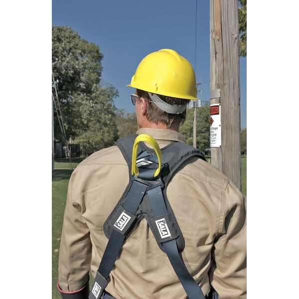 Arc Flash Rescue Full Body Harness, Vest Style, M, Nylon
