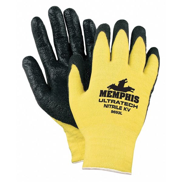 Cut Resistant Coated Gloves, A3 Cut Level, Polyurethane, XL, 1 PR