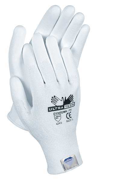 Cut Resistant Coated Gloves, A3 Cut Level, Polyurethane, XL, 1 PR