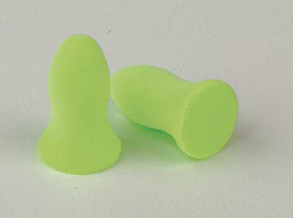 Disposable Uncorded Ear Plugs, Bell Shape, 33 dB, 200 Pairs
