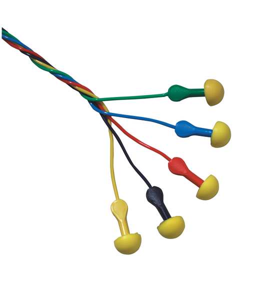 Disposable Uncorded Ear Plugs, Pod Shape, 25 dB, 100 Pairs, Yellow