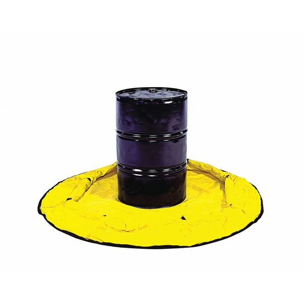 Sprung Steel Containment Pool, 20 gal Spill Capacity, 10 oz Polyethylene