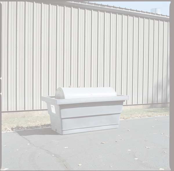 Forkliftable Drum Spill Containment Platform, 66 gal Spill Capacity, 4 Drum, 4,000 lb, Steel