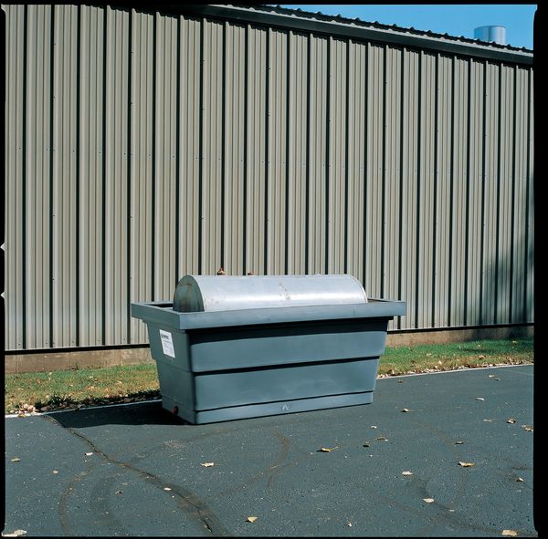 Forkliftable Drum Spill Containment Platform, 66 gal Spill Capacity, 4 Drum, 4,000 lb, Steel