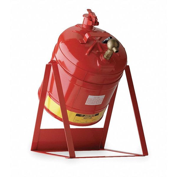 5 gal. Red Galvanized Steel Type I Faucet Safety Can for Flammables
