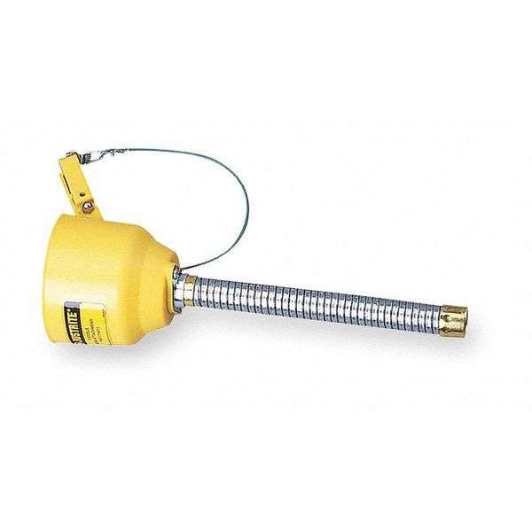 Yellow Polyethylene/Steel Funnel