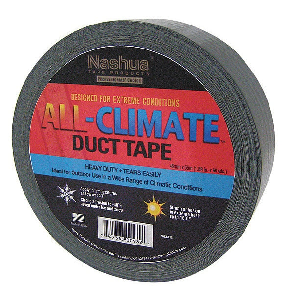 Duct Tape, 48mm x 55m, 9 mil, Black