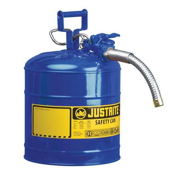 2-1/2 gal. Blue Steel Type II Safety Can for Kerosene