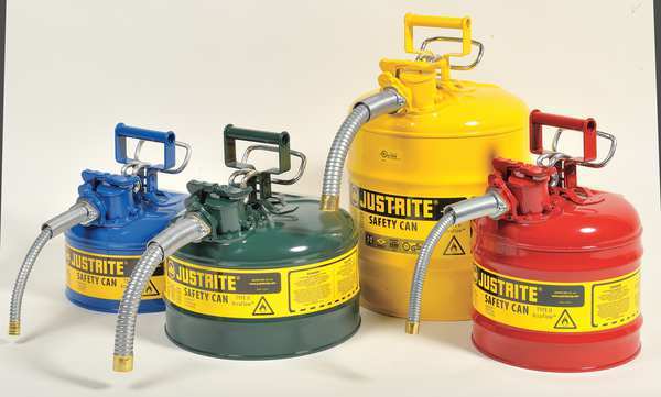 2 gal. Red Steel Type II Safety Can for Flammables