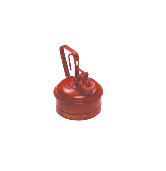 2 qt. Red Galvanized steel Type I Safety Can for Flammables