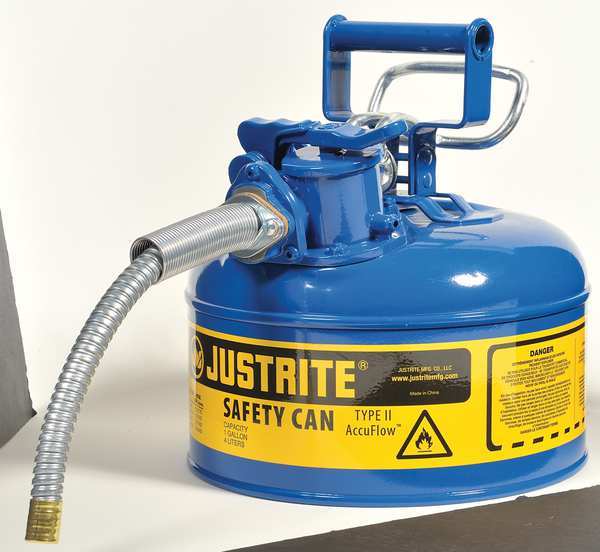 1 gal. Blue Steel Type II Safety Can for Kerosene