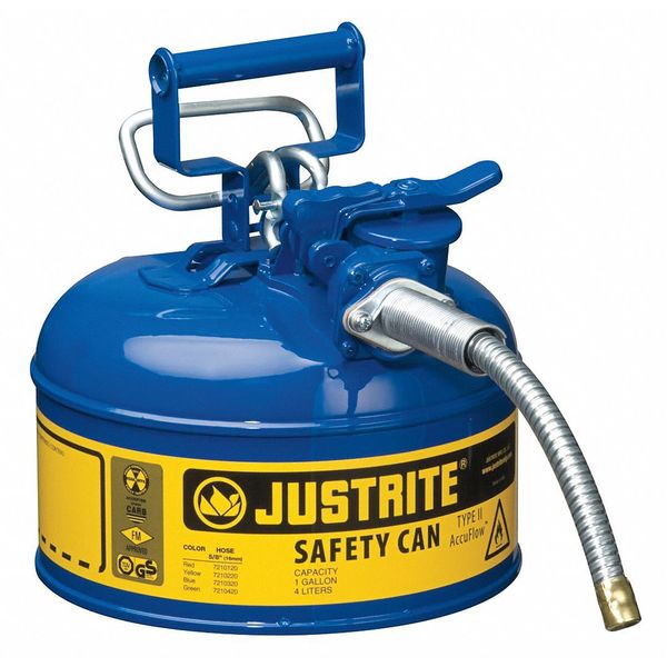 1 gal. Blue Steel Type II Safety Can for Kerosene