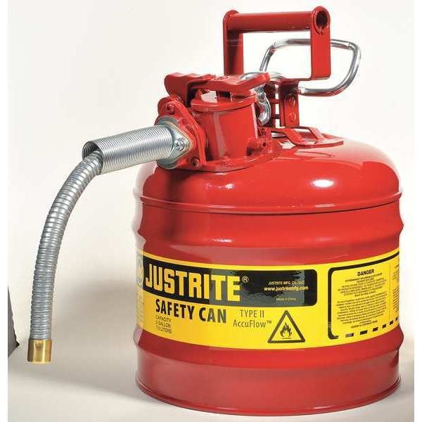 2 gal. Red Steel Type II Safety Can for Flammables