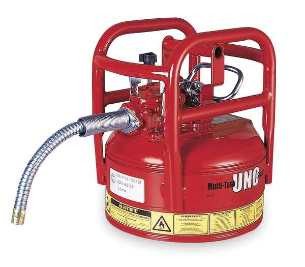5 gal. Red Steel Type II DOT Safety Can for Flammables