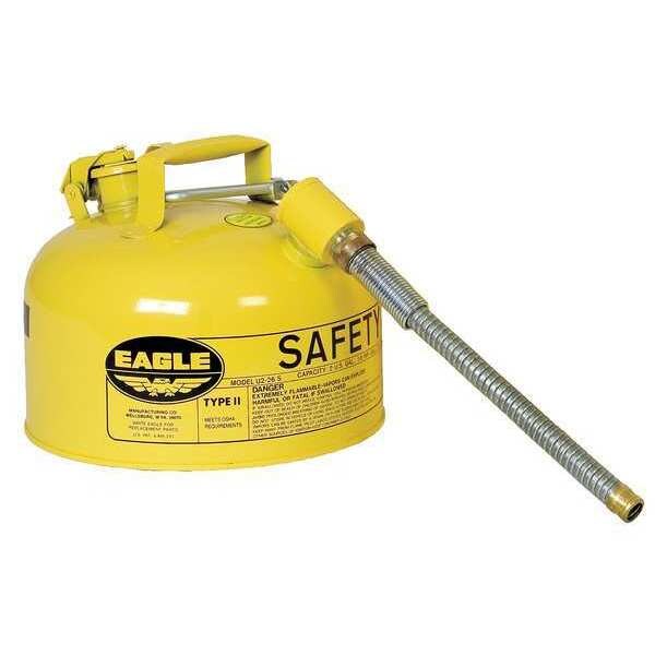2-1/2 gal. Yellow Galvanized steel Type II Safety Can for Diesel