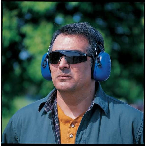 Hard Hat Mounted Ear Muffs, 24 dB, Sound Star, Black