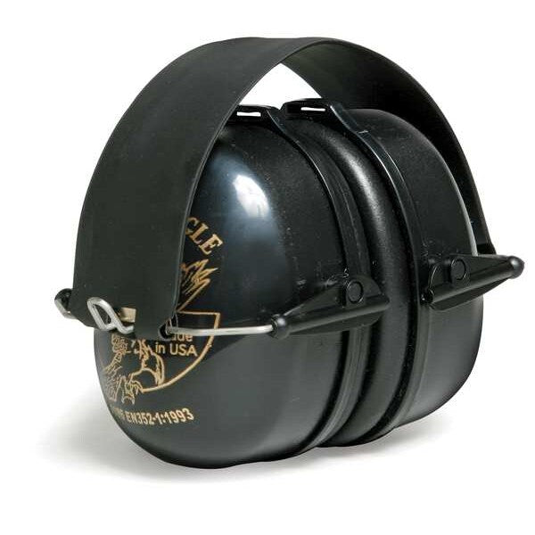 Folding Ear Muffs, 27 dB, Golden Eagle, Black