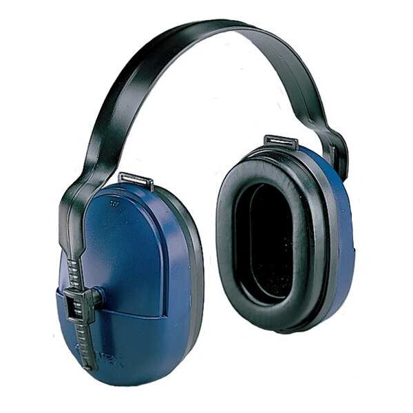 Over-the-Head Ear Muffs, 25 dB, ValueMuff, Black/Blue