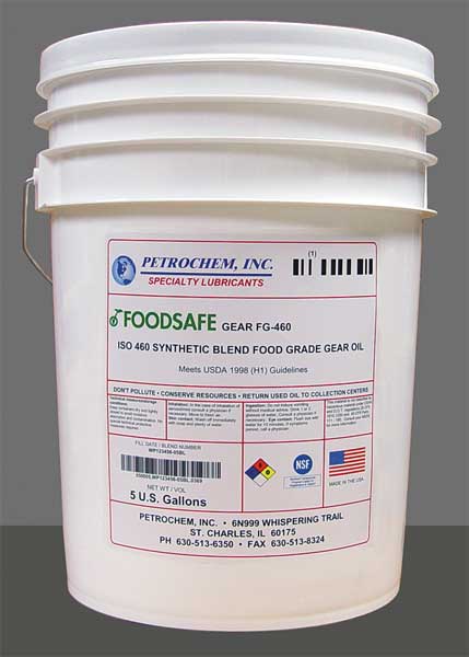 Food Grade SemiSyn Gear Oil, ISO 460