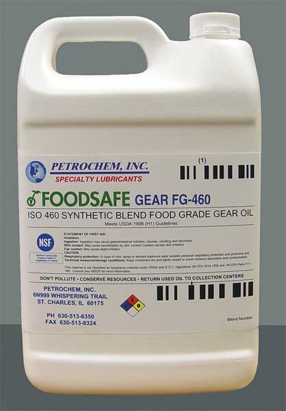 Food Grade SemiSyn Gear Oil, ISO 460