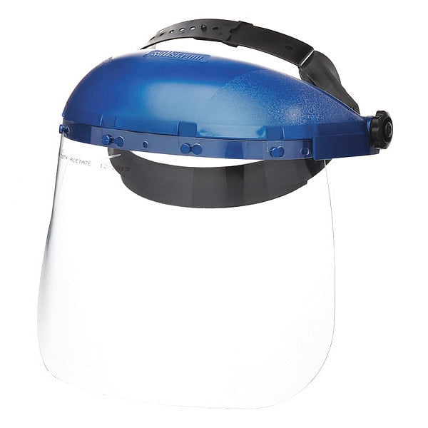 Faceshield Visor, Acetate, Clear, 8x12in