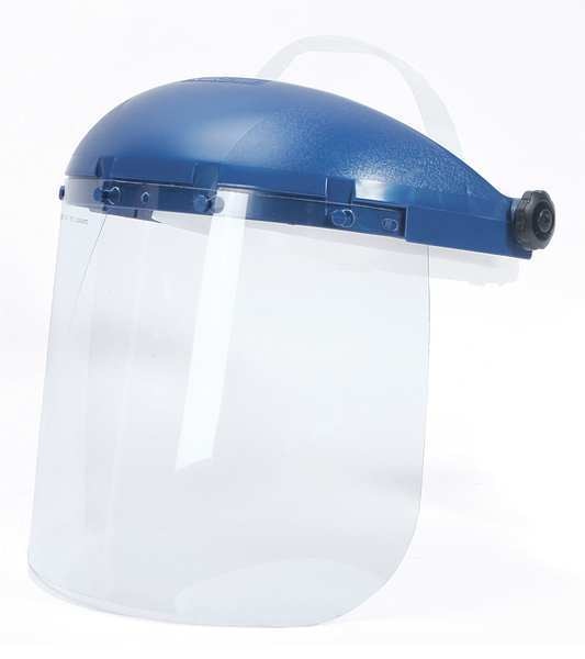 Faceshield Visor, Acetate, Clear, 8x12in